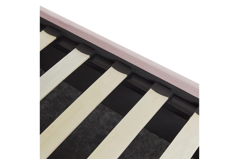 Sänky säilytystilalla Vincennes - Rosa, Musta, 160x200 cm - Huonekalut - Sänky - Sänkykehikot & sängynrungot