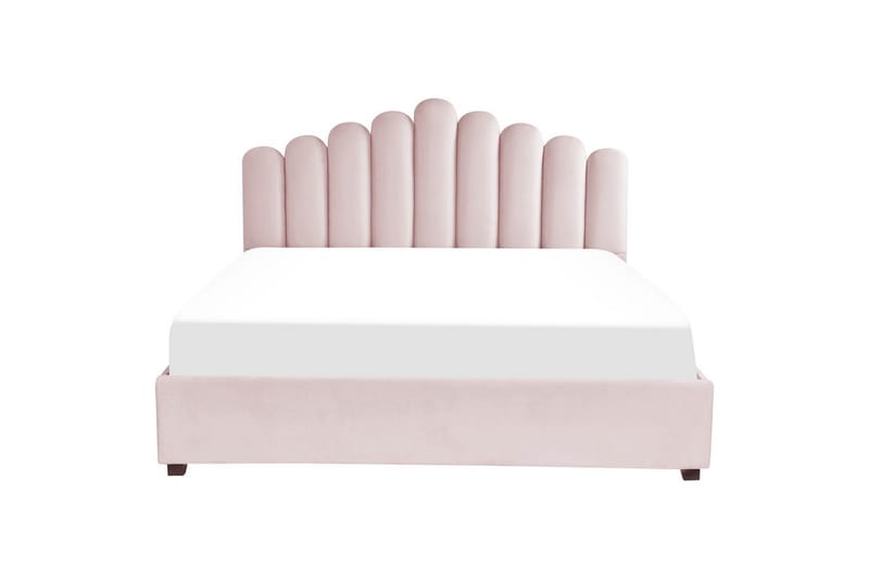 Sänky säilytystilalla Vincennes - Rosa, Musta, 180x200 cm - Huonekalut - Sänky - Sänkykehikot & sängynrungot