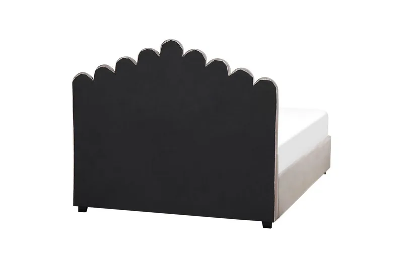 Sänky säilytystilalla Vincennes - Taupe, musta, 140x200 cm - Huonekalut - Sänky - Sänkykehikot & sängynrungot