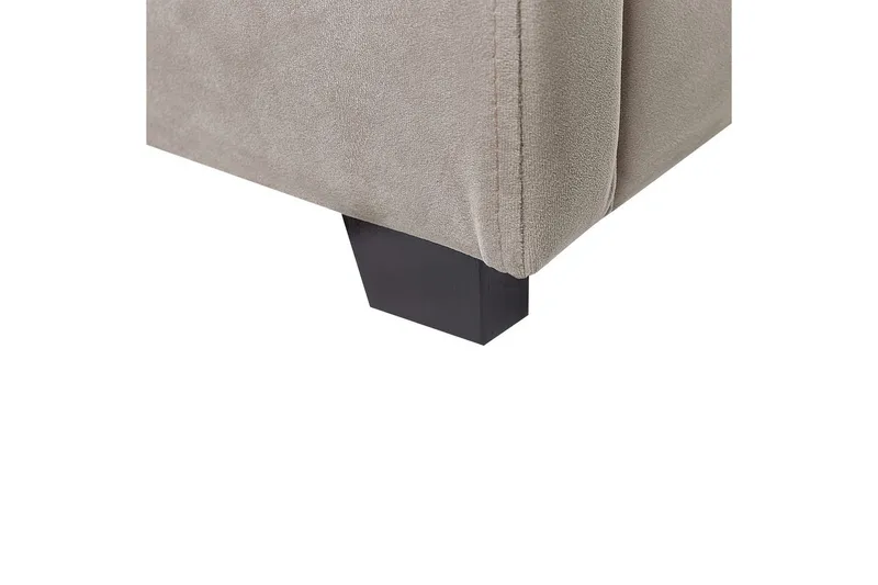 Sänky säilytystilalla Vincennes - Taupe, musta, 140x200 cm - Huonekalut - Sänky - Sänkykehikot & sängynrungot