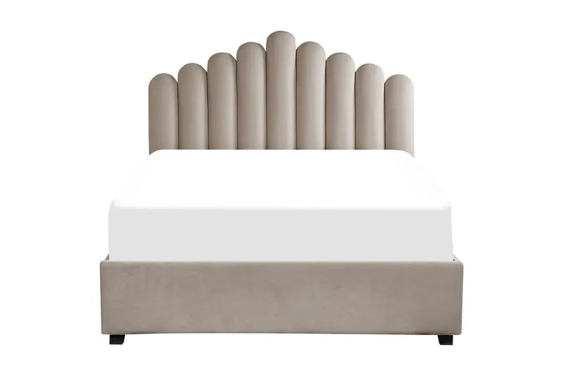 Sänky säilytystilalla Vincennes - Taupe, musta, 140x200 cm - Huonekalut - Sänky - Sänkykehikot & sängynrungot