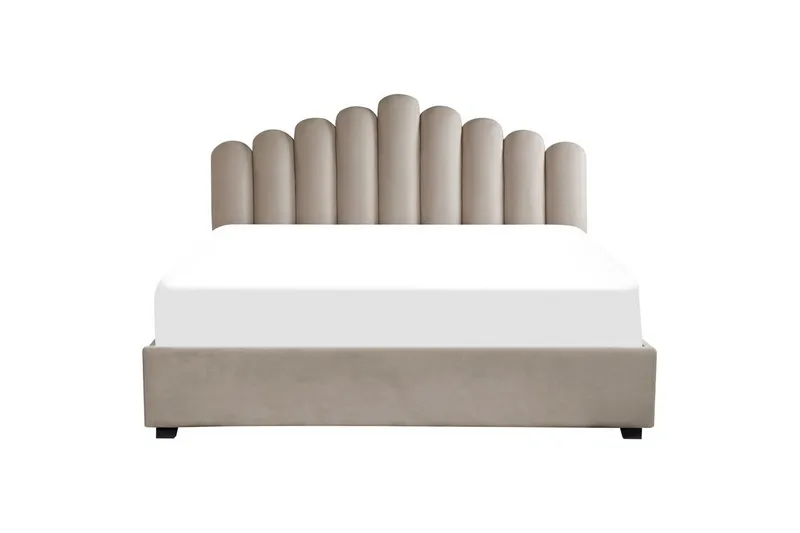 Sänky säilytystilalla Vincennes - Taupe, musta, 180x200 cm - Huonekalut - Sänky - Sänkykehikot & sängynrungot