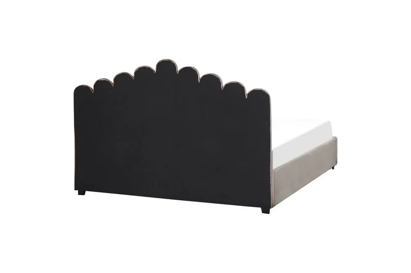 Sänky säilytystilalla Vincennes - Taupe, musta, 180x200 cm - Huonekalut - Sänky - Sänkykehikot & sängynrungot