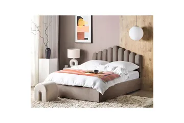Sänky säilytystilalla Vincennes - Taupe, musta, 180x200 cm - Huonekalut - Sänky - Sänkykehikot & sängynrungot