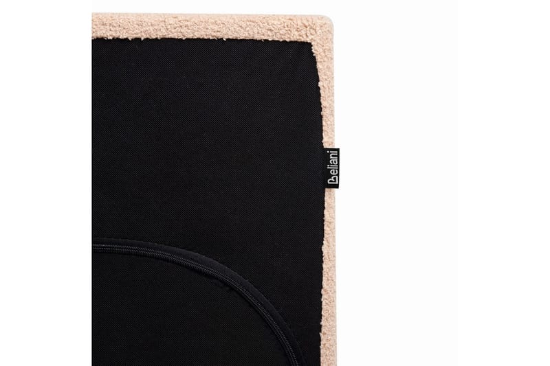 Sänky sälepohjalla Albi - Beige, musta/Bouclé, 140x200 cm - Huonekalut - Sänky - Sänkykehikot & sängynrungot