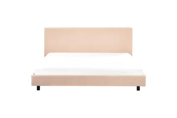 Sänky sälepohjalla Albi - Beige, musta/Bouclé, 180x200 cm - Huonekalut - Sänky - Sänkykehikot & sängynrungot