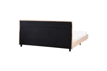 Sänky sälepohjalla Albi - Beige, musta/Bouclé, 180x200 cm - Huonekalut - Sänky - Sänkykehikot & sängynrungot