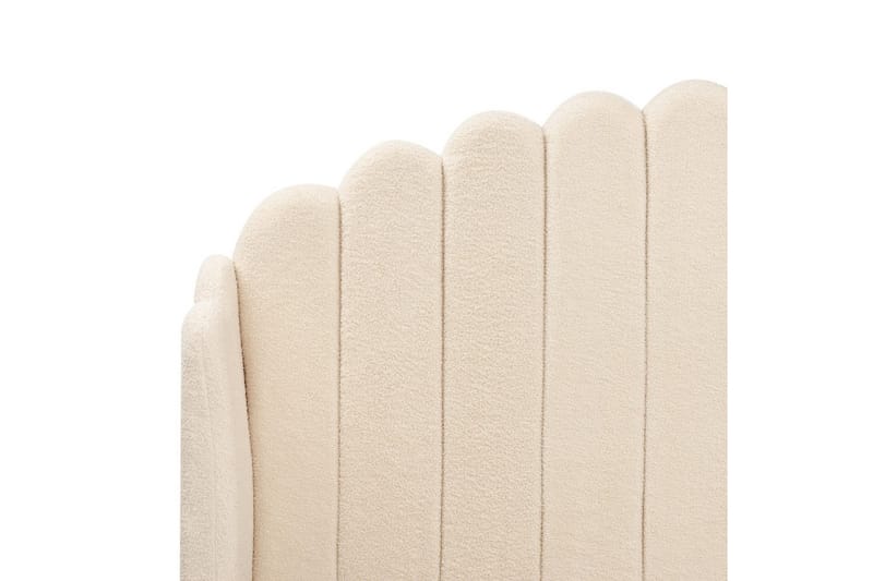 Sänky sälepohjalla Ambillou - Beige, musta, 140x200 cm - Huonekalut - Sänky - Sänkykehikot & sängynrungot