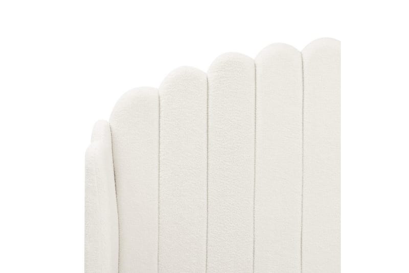 Sänky sälepohjalla Ambillou - Valkoinen, Musta, 140x200 cm - Huonekalut - Sänky - Sänkykehikot & sängynrungot