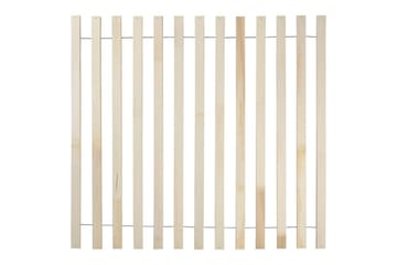 Sänky sälepohjalla Boisset - Ruskea/kumipuu, 160x200 cm - Huonekalut - Sänky - Sänkykehikot & sängynrungot
