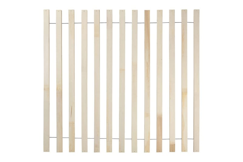 Sänky sälepohjalla Boisset - Ruskea/kumipuu, 160x200 cm - Huonekalut - Sänky - Sänkykehikot & sängynrungot