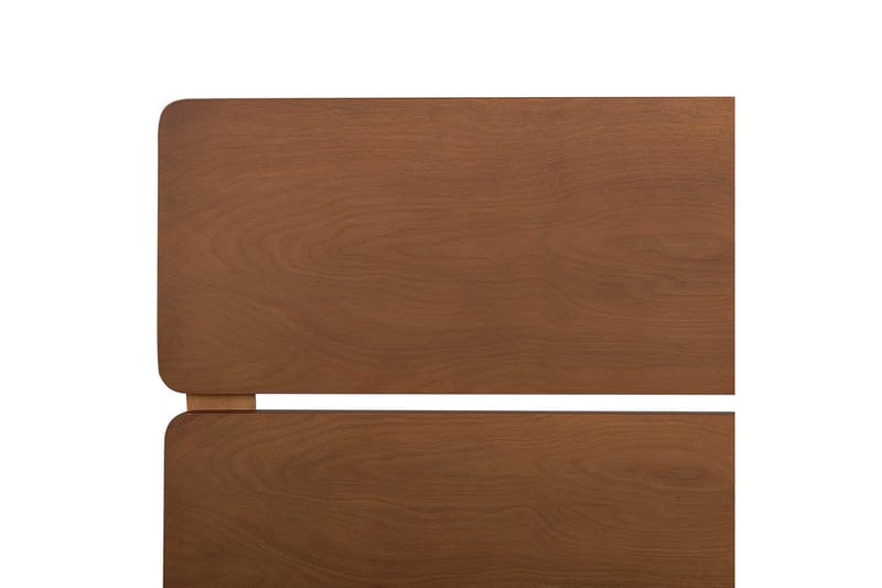 Sänky sälepohjalla Boisset - Ruskea/Kumipuu, 160x200 cm - Huonekalut - Sänky - Sänkykehikot & sängynrungot