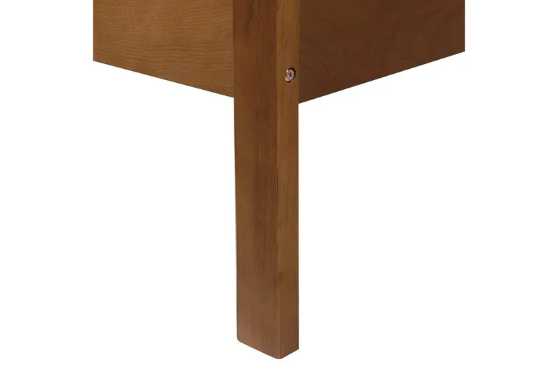 Sänky sälepohjalla Boisset - Ruskea/Kumipuu, 160x200 cm - Huonekalut - Sänky - Sänkykehikot & sängynrungot