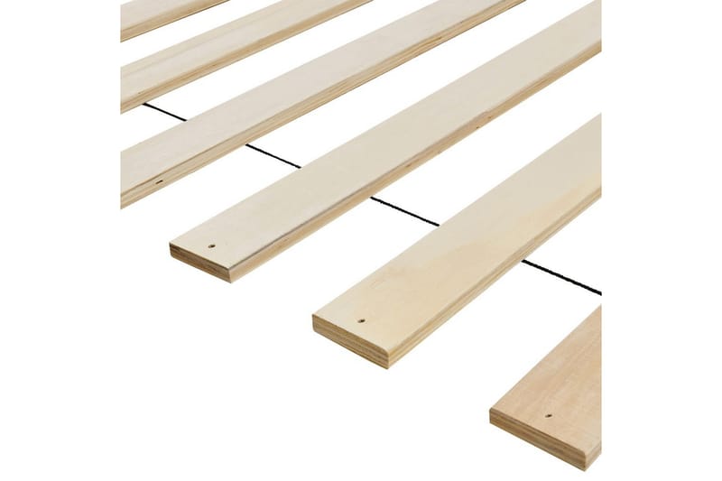 Sänky sälepohjalla Boisset - Ruskea/Kumipuu, 180x200 cm - Huonekalut - Sänky - Sänkykehikot & sängynrungot