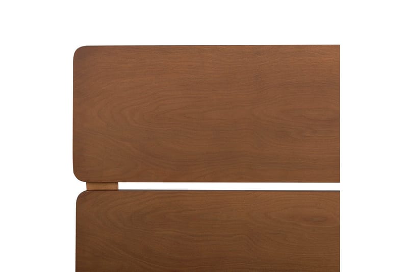 Sänky sälepohjalla Boisset - Ruskea/Kumipuu, 180x200 cm - Huonekalut - Sänky - Sänkykehikot & sängynrungot