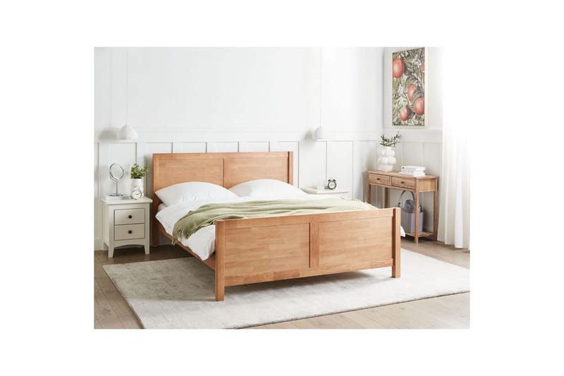 Sänky sälepohjalla Champagnat - Vaalea puu, 160x200 cm - Huonekalut - Sänky - Sänkykehikot & sängynrungot