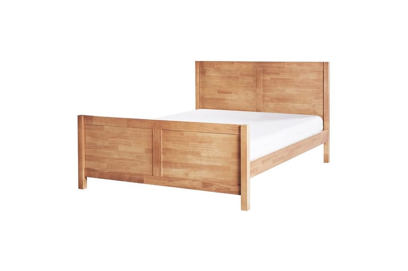 Sänky sälepohjalla Champagnat, Vaalea puu, 140x200 cm