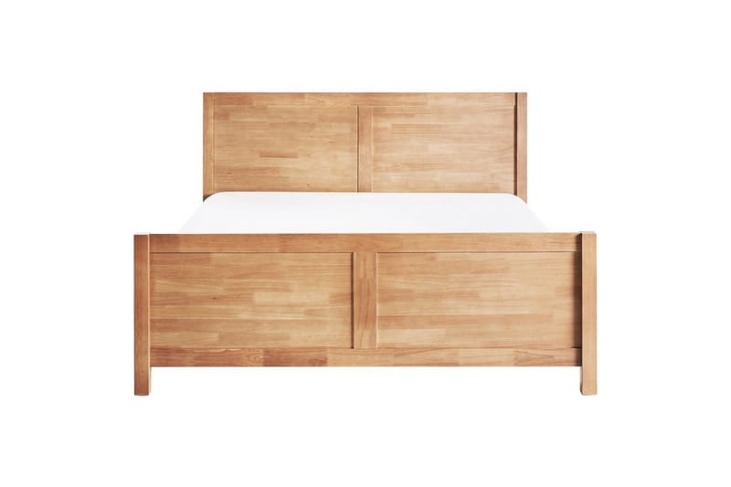 Sänky sälepohjalla Champagnat - Vaalea puu, 160x200 cm - Huonekalut - Sänky - Sänkykehikot & sängynrungot
