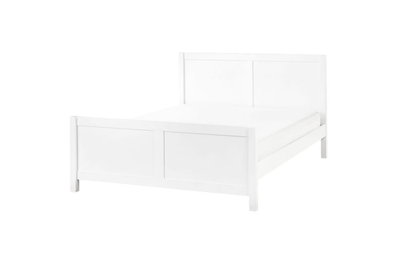 Sänky sälepohjalla Champagnat - Valkoinen, 140x200 cm - Huonekalut - Sänky - Sänkykehikot & sängynrungot