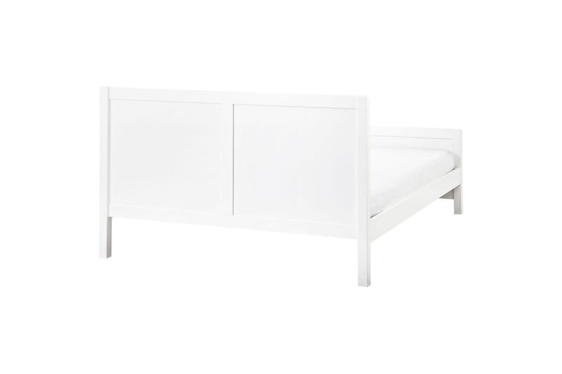 Sänky sälepohjalla Champagnat - Valkoinen, 160x200 cm - Huonekalut - Sänky - Sänkykehikot & sängynrungot