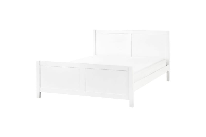 Sänky sälepohjalla Champagnat, Valkoinen, 160x200 cm