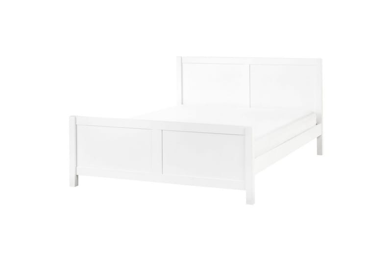 Sänky sälepohjalla Champagnat, Valkoinen, 160x200 cm