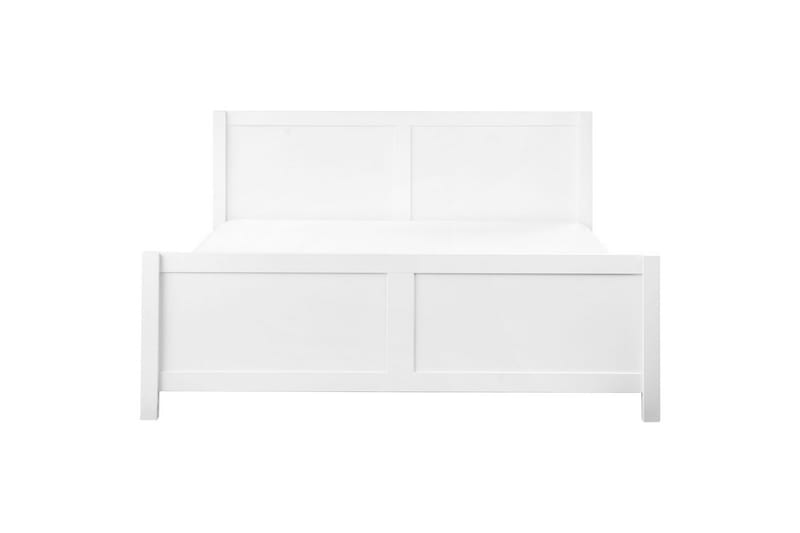 Sänky sälepohjalla Champagnat - Valkoinen, 180x200 cm - Huonekalut - Sänky - Sänkykehikot & sängynrungot