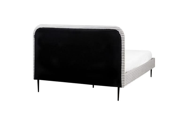 Sänky sälepohjalla Flayat - Harmaa, Musta, Harmaa, musta, 140x200 cm - Huonekalut - Sänky - Sänkykehikot & sängynrungot