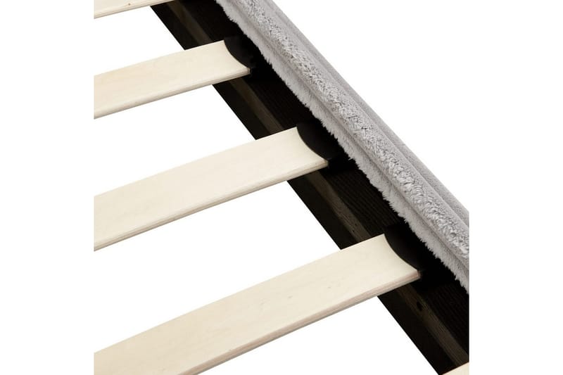 Sänky sälepohjalla Flayat - Harmaa, Musta, Harmaa, musta, 140x200 cm - Huonekalut - Sänky - Sänkykehikot & sängynrungot