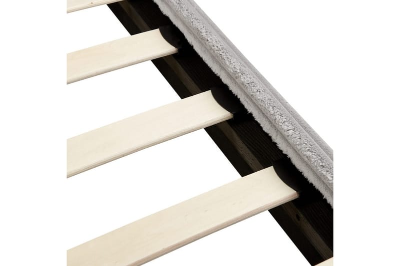 Sänky sälepohjalla Flayat - Harmaa, Musta, Harmaa, musta, 140x200 cm - Huonekalut - Sänky - Sänkykehikot & sängynrungot