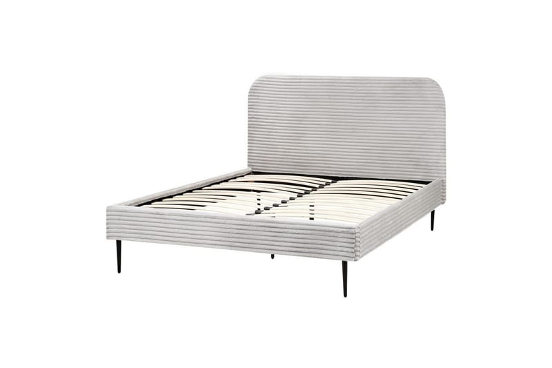 Sänky sälepohjalla Flayat, Harmaa, Musta, Harmaa, musta, 140x200 cm