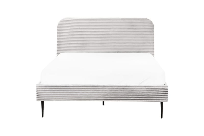 Sänky sälepohjalla Flayat - Harmaa, Musta, Harmaa, musta, 140x200 cm - Huonekalut - Sänky - Sänkykehikot & sängynrungot