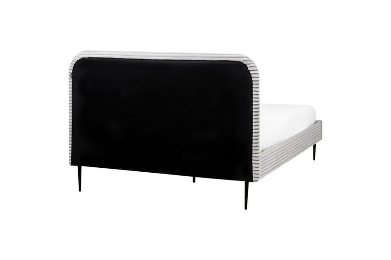 Sänky sälepohjalla Flayat - Harmaa, Musta, Harmaa, musta, 140x200 cm - Huonekalut - Sänky - Sänkykehikot & sängynrungot