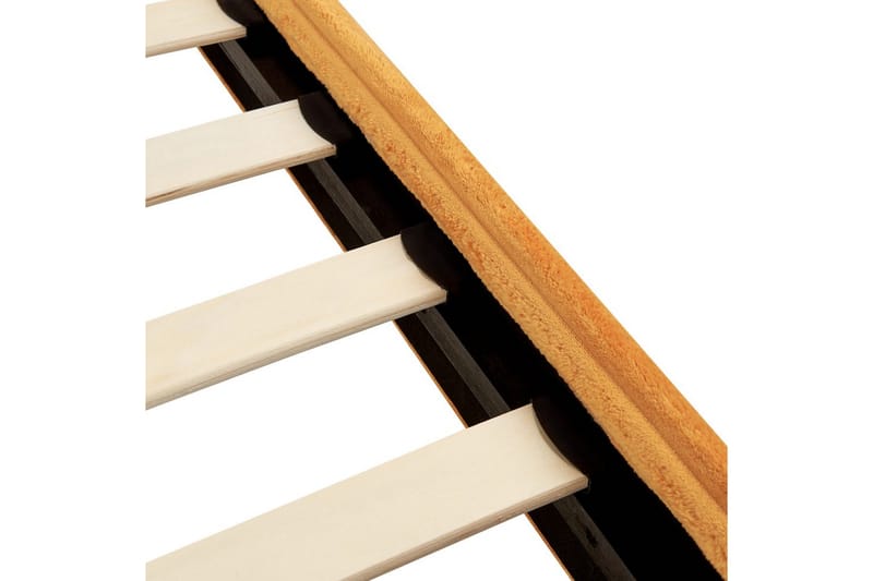 Sänky sälepohjalla Flayat - Oranssi, musta, 160x200 cm - Huonekalut - Sänky - Sänkykehikot & sängynrungot