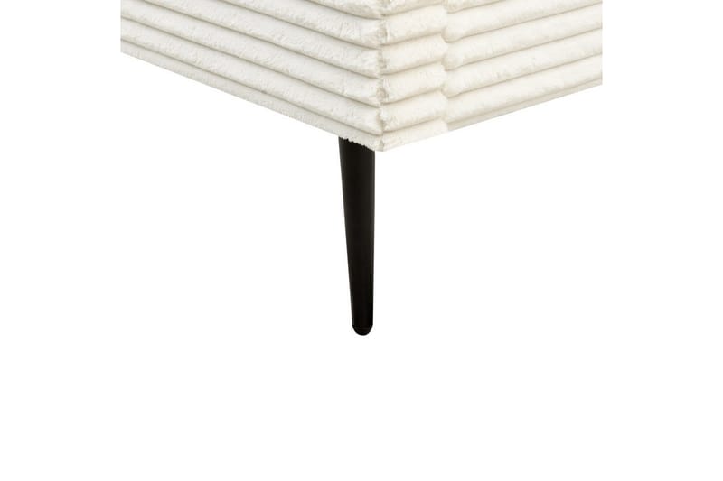 Sänky sälepohjalla Flayat - Valkoinen, Musta, 160x200 cm - Huonekalut - Sänky - Sänkykehikot & sängynrungot