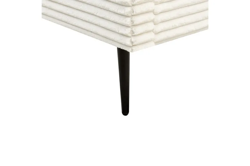 Sänky sälepohjalla Flayat - Valkoinen, Musta, 180x200 cm - Huonekalut - Sänky - Sänkykehikot & sängynrungot