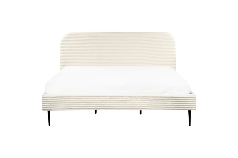 Sänky sälepohjalla Flayat - Valkoinen, Musta, 180x200 cm - Huonekalut - Sänky - Sänkykehikot & sängynrungot