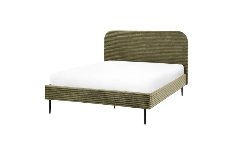 Sänky sälepohjalla Flayat - Vihreä, musta, 140x200 cm - Huonekalut - Sänky - Sänkykehikot & sängynrungot