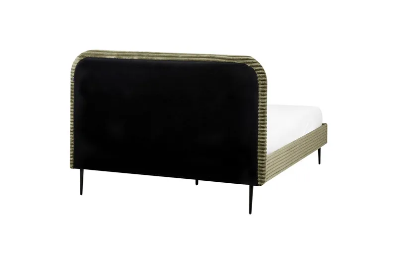Sänky sälepohjalla Flayat - Vihreä, musta, 140x200 cm - Huonekalut - Sänky - Sänkykehikot & sängynrungot