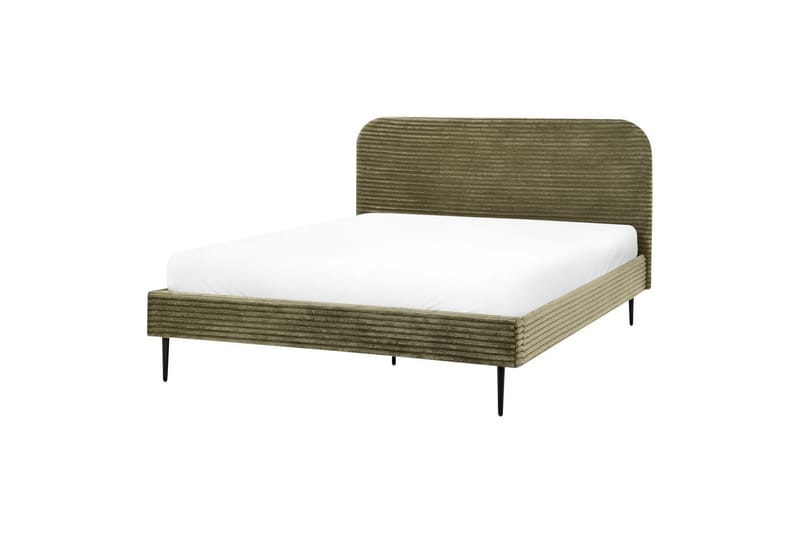 Sänky sälepohjalla Flayat - Vihreä, musta, 160x200 cm - Huonekalut - Sänky - Sänkykehikot & sängynrungot
