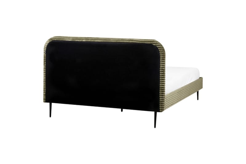 Sänky sälepohjalla Flayat - Vihreä, musta, 160x200 cm - Huonekalut - Sänky - Sänkykehikot & sängynrungot