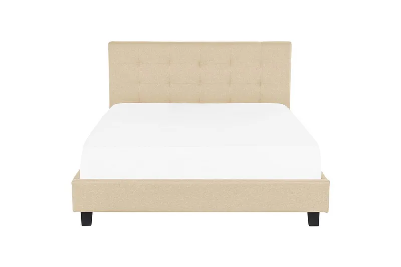 Sänky sälepohjalla La Rochelle - Beige, 180x200 cm - Huonekalut - Sänky - Sänkykehikot & sängynrungot