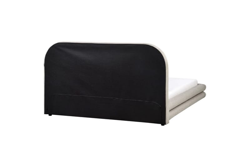 Sänky sälepohjalla Lavardens - Beige, musta, 160x200 cm - Huonekalut - Sänky - Sänkykehikot & sängynrungot