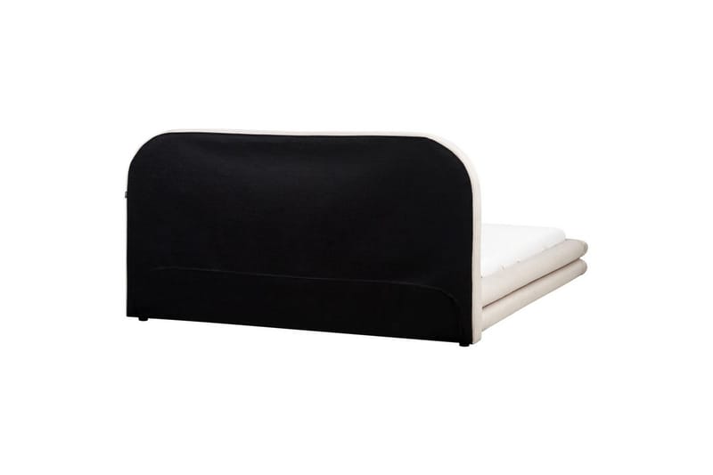 Sänky sälepohjalla Lavardens - Vaaleanbeige, musta, 180x200 cm - Huonekalut - Sänky - Sänkykehikot & sängynrungot