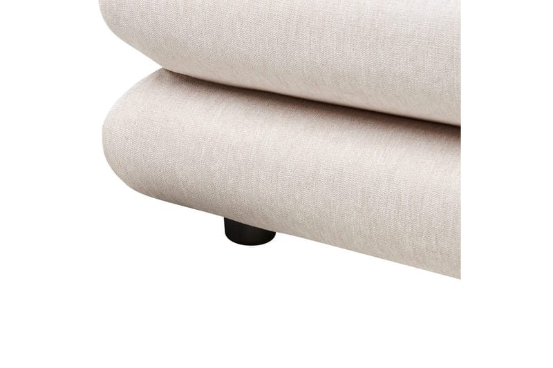 Sänky sälepohjalla Lavardens - Vaaleanbeige, musta, 180x200 cm - Huonekalut - Sänky - Sänkykehikot & sängynrungot