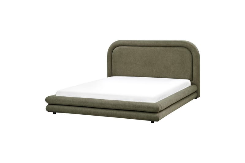 Sänky sälepohjalla Lavardens, Vihreä, musta, 160x200 cm