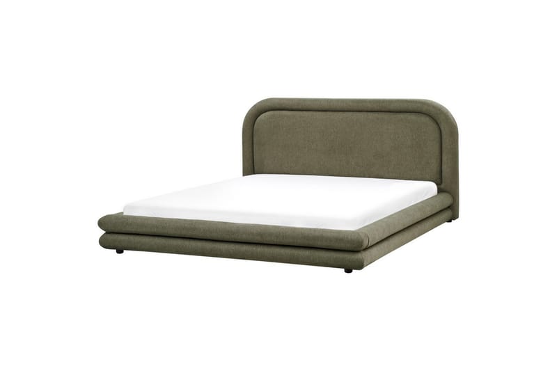 Sänky sälepohjalla Lavardens, Vihreä, musta, 180x200 cm