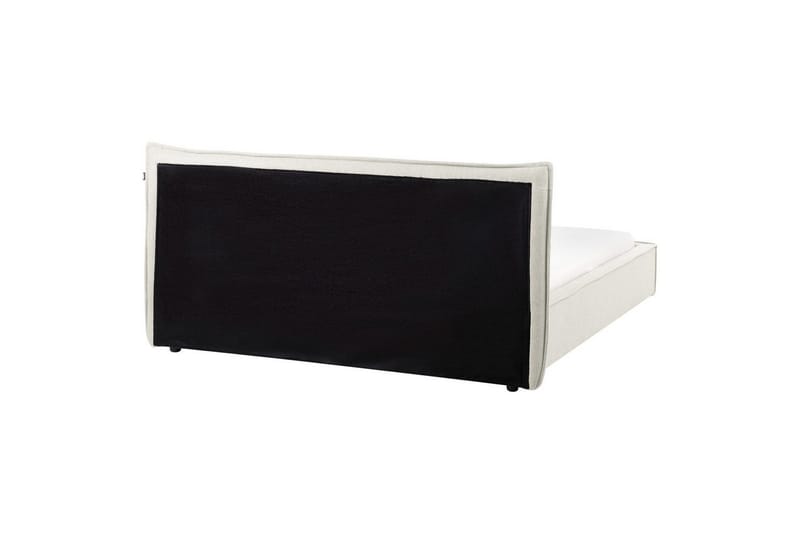 Sänky sälepohjalla Lestre - Valkoinen, Musta, 160x200 cm - Huonekalut - Sänky - Sänkykehikot & sängynrungot
