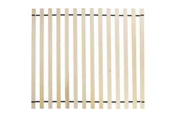 Sänky sälepohjalla Lestre - Valkoinen, Musta, 160x200 cm - Huonekalut - Sänky - Sänkykehikot & sängynrungot
