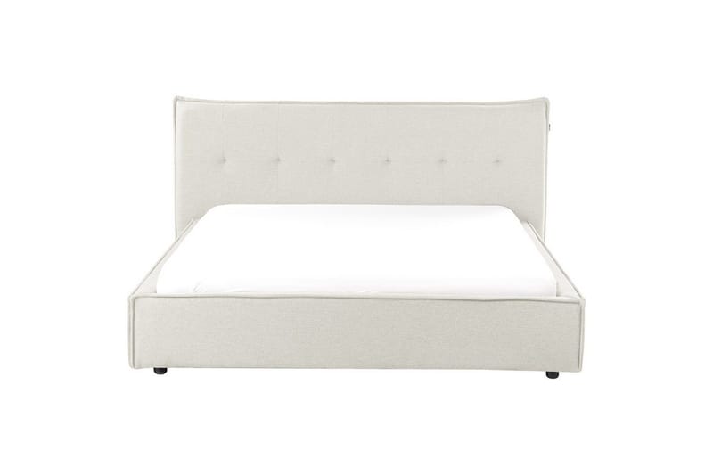 Sänky sälepohjalla Lestre - Valkoinen, Musta, 160x200 cm - Huonekalut - Sänky - Sänkykehikot & sängynrungot